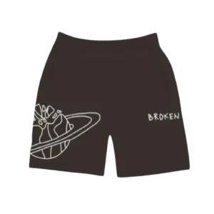 black-broken-planet-shorts