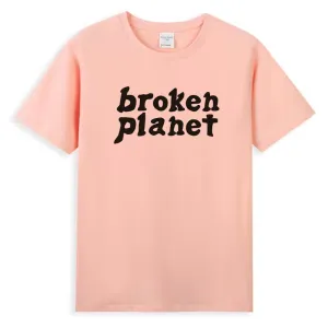 light-pink-broken-planet-t-shirt